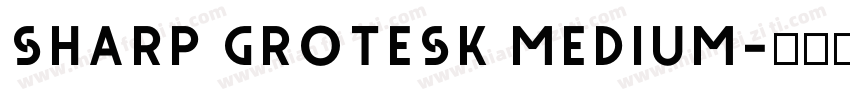 Sharp Grotesk Medium字体转换